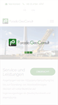 Mobile Screenshot of porada-geoconsult.de