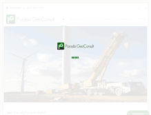 Tablet Screenshot of porada-geoconsult.de